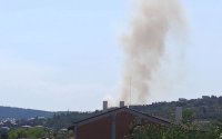 Пожар гори край старозагорското село Малка Верея