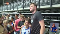 Баскетболните национали проведоха открита тренировка в Русе