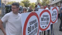 Протест в Белград: Шофьори на комиони са недоволни от правилата за престой в Шенген