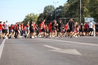 "Червените" фенове подгряха с шествие преди сблъсъка за Суперкупата