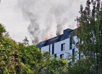 Пожар избухна на покрива на новострояща се сграда в столичния квартал "Дружба" 2