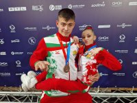 Вилиана Костадинова и Кристиан Манолов са финалисти на световното първенство по спортна акробатика