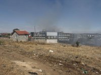 Пожар избухна на незаконно сметище в кв. "Кошарник" в Монтана