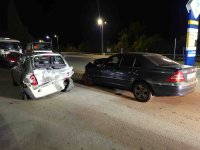 Катастрофа между три автомобила на пътя Бургас &ndash; Сарафово