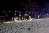 Бдение на мястото на тежката катастрофа в Плевенско, при която четирима младежи загубиха живота си