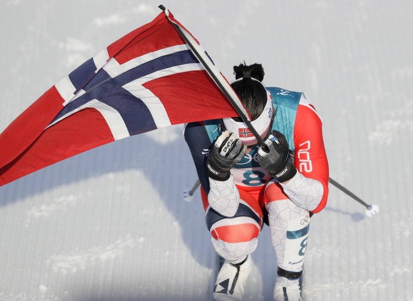 норвегия завърши първо класирането спечелени медали игрите пьонгчанг подобрявайки рекорд сащ
