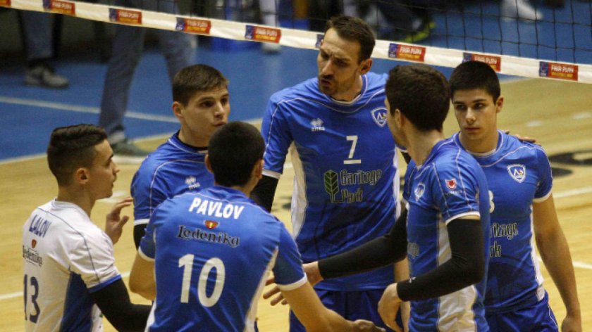 левски гарантира първата осмица волейболната суперлига