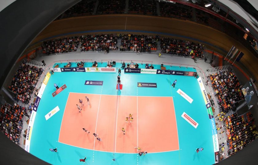 пловдив приема мача шампионската лига волейбол