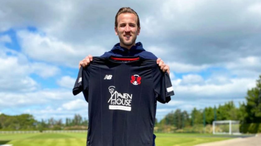 хари кейн стана спонсор първия клуб