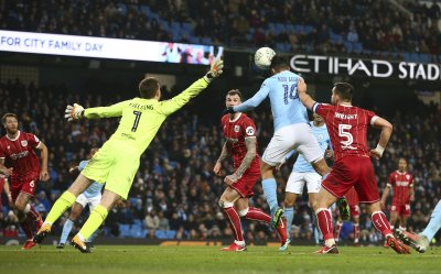 Манчестър Сити с трудна победа над Бристол