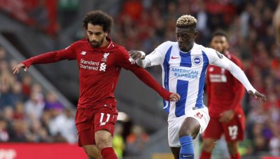 Ливърпул се изкачи на върха след успех над Брайтън