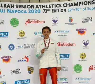Лиляна Георгиева е балканска вицешампионка на 800 м. бягане