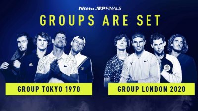 Ясни са групите за финалите на ATP в Лондон