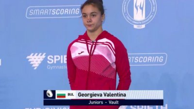 Валентина Георгиевa донесе първо отличие за България във финал на ЕП по спортна гимнастика от 30 години насам