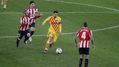 Меси с два гола за Барса при обрат срещу Атлетик (Билбао)