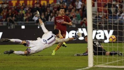 Рома разгроми Сампдория и се доближи до топ 4