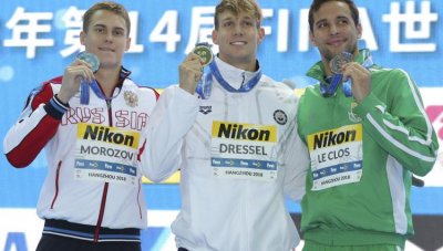 Кейлъб Дресел се окичи със златото на 100 м свободен стил