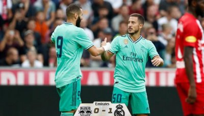 Азар вкара първия си гол за Реал