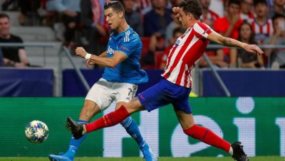 Роналдо на линия срещу Атлетико Мадрид