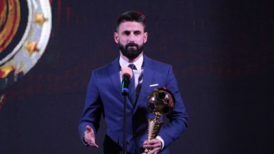 Димитър Илиев и Бруно Акрапович бяха наградени за първите си места в анкетата "Футболист на Футболистите"