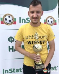 Тодор Неделев получи наградата за най-добър футболист за сезон 2019/20 според Инстат